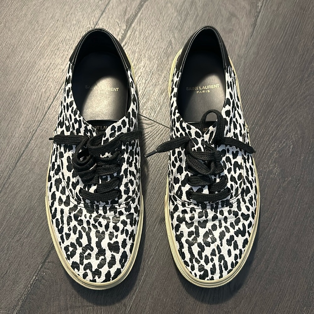 Yves Saint Laurent Black and White Sneakers